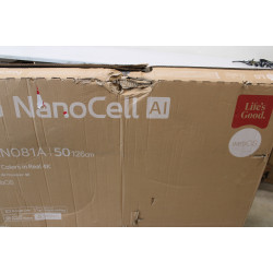 SALE OUT. LG 50NANO81A3A | 50 | Smart TV | webOS 25 | UHD | Black | DAMAGED PACKAGING