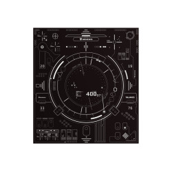 Genesis Tellur 400 Square Hud Floor Mat | Black