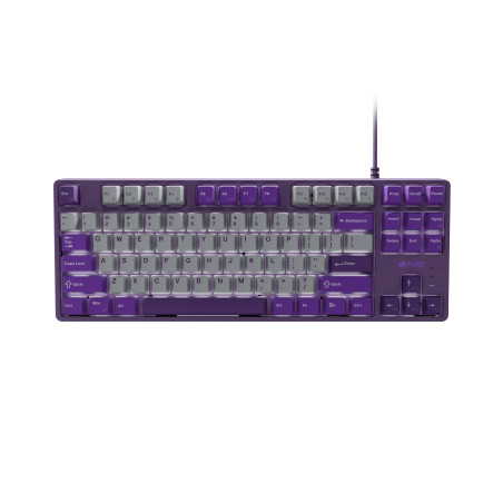 Fury | Kanabo K2 | Gaming Keyboard | Wired | US | Gray/Purple | USB Type-A | Linear