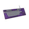 Fury | Kanabo K2 | Gaming Keyboard | Wired | US | Gray/Purple | USB Type-A | Linear