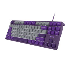 Fury | Kanabo K2 | Gaming Keyboard | Wired | US | Gray/Purple | USB Type-A | Linear