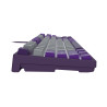 Fury | Kanabo K2 | Gaming Keyboard | Wired | US | Gray/Purple | USB Type-A | Linear
