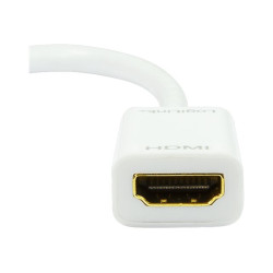 Logilink | Adapter Mini DisplayPort to HDMI with Audio: | Grey | Mini DisplayPort | HDMI A | 0.1 m