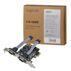 Logilink | 2 x serial (COM) | PCIe
