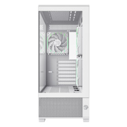Gamemax Case | VISTA 2 AW | White | Midi Tower | Power supply included No