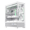Gamemax Case | VISTA 2 AW | White | Midi Tower | Power supply included No