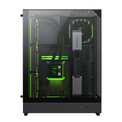 Gamemax Case | T20 BK | Black | M-ATX | Power supply included No