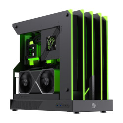 Gamemax Case | BLADE CONCEPT | Black | ATX | Power supply included No