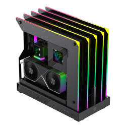 Gamemax Case | BLADE CONCEPT | Black | ATX | Power supply included No