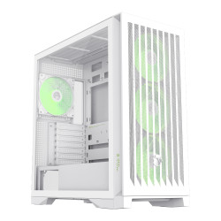 Gamemax Case | LEADER 2 WH | White | E-ATX | Power supply included No