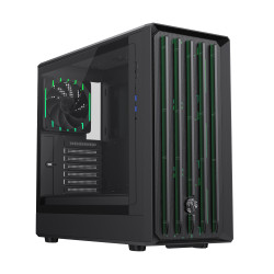 Gamemax Case | CLAW 460 BK | Black | Mid-Tower | Power supply included No