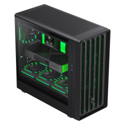 Gamemax Case | CLAW 460 BK | Black | Mid-Tower | Power supply included No