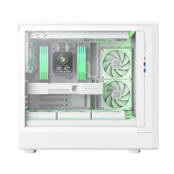 Gamemax Case | CLAW 460 WH | White | Mid-Tower | Power supply included No