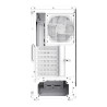 Gamemax Case | CLAW 460 WH | White | Mid-Tower | Power supply included No
