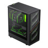 Gamemax Case | AERIS 330 MB | Black | Mini Tower | Power supply included No