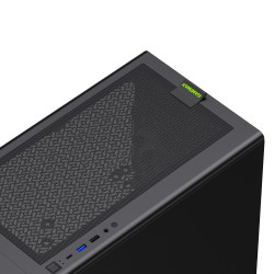 Gamemax Case | AERIS 330 MB | Black | Mini Tower | Power supply included No