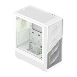 Gamemax Case | AERIS 330 MW | White | Mini Tower | Power supply included No