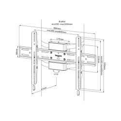 Neomounts WL30S-910BL16 TV pillar mount 40-75" - fixed - lockable - diam. 25-100 cm | Neomounts