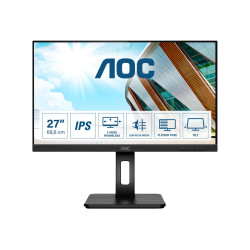 AOC | LED Monitor | 27P2Q | 27 " | IPS | FHD | 16:9 | 75 Hz | 4 ms | 1920 x 1080 | 250 cd/m | Headphone out (3.5mm) | HDMI ports