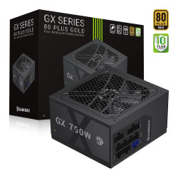 Gamemax Power Supply, 80 PLUS, Gold | GX 750GF | 750 W