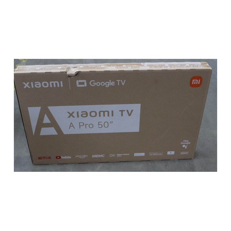 SALE OUT. Xiaomi QLED TV A Pro 2026 50" | Xiaomi QLED TV A Pro 2026 | 50 | Smart TV | Google TV | 4K UHD | DAMAGED PACKAGING