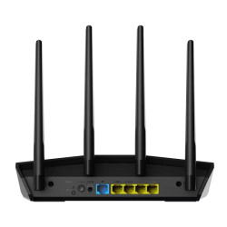 Wireless AX3000 Dual Band WiFi 6 | RT-AX57 | 802.11ax | 2402+574 Mbit/s | 10/100/1000 Mbit/s | Ethernet LAN (RJ-45) ports 4 | Me