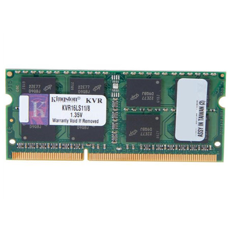 Kingston | 8 GB | DDR3 | 1600 MHz | Notebook | Registered No | ECC No