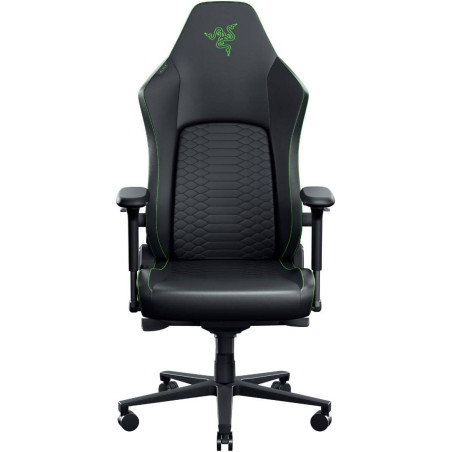 Razer Ergonomic Gaming Chair with Breathable Comfort | Iskur V2 NewGen | Black/Green
