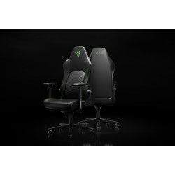 Razer Ergonomic Gaming Chair with Breathable Comfort | Iskur V2 NewGen | Black/Green