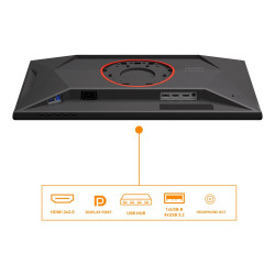 AOC | 25G4KUR | 25 " | Fast IPS | FHD | 16:9 | 420 Hz | 1 ms | 1920 x 1080 pixels | 350 cd/m | HDMI ports quantity 2 | Black