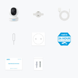 Reolink | Super HD Camera | E Series E320 | PTZ | 3 MP | 4mm/F2.0 | H.264 | Micro SD, Max. 512 GB