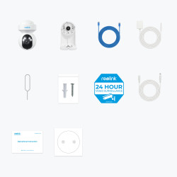 Reolink | 4K Smart WiFi Camera with Auto Tracking | E Series E560 | PTZ | 8 MP | 2.8-8mm | IP65 | H.265 | Micro SD, Max. 512 GB