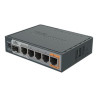 Mikrotik Wired Ethernet Router RB760iGS, hEX S, Dual Core 880MHz CPU, 256MB RAM, 16 MB (MicroSD), 5xGigabit LAN, 1xSFP, USB, IPs