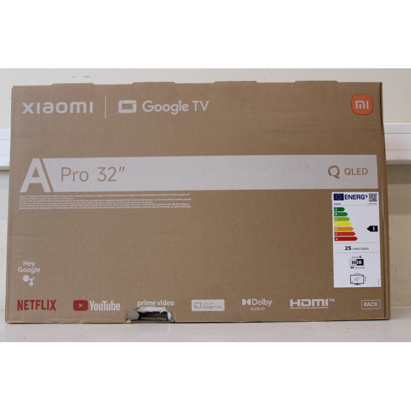 SALE OUT. Xiaomi QLED TV A Pro 2026 32" | SALE OUT. Xiaomi QLED TV A Pro 2026 | 32" | Smart TV | Google TV | HD | Dark Gray | DA