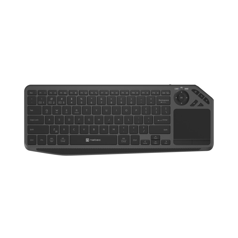 Natec Turbot 2 | Keyboard | Wireless | US | Bluetooth | Black/Gray