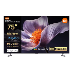Xiaomi TV S Pro Mini LED 75 2026 4K UHD (3840 x 2160) | TV S Pro Mini LED 75 2026 | Xiaomi Smart TV | Dark Grey