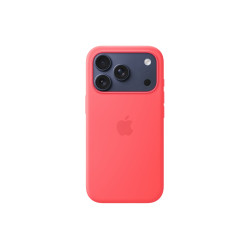 Apple iPhone 17 Pro Silicone Case with MagSafe Bright Guava | Apple