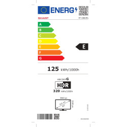 Sharp 4K TV | 85HP5265E | 85 | Smart TV | UHD | Google TV