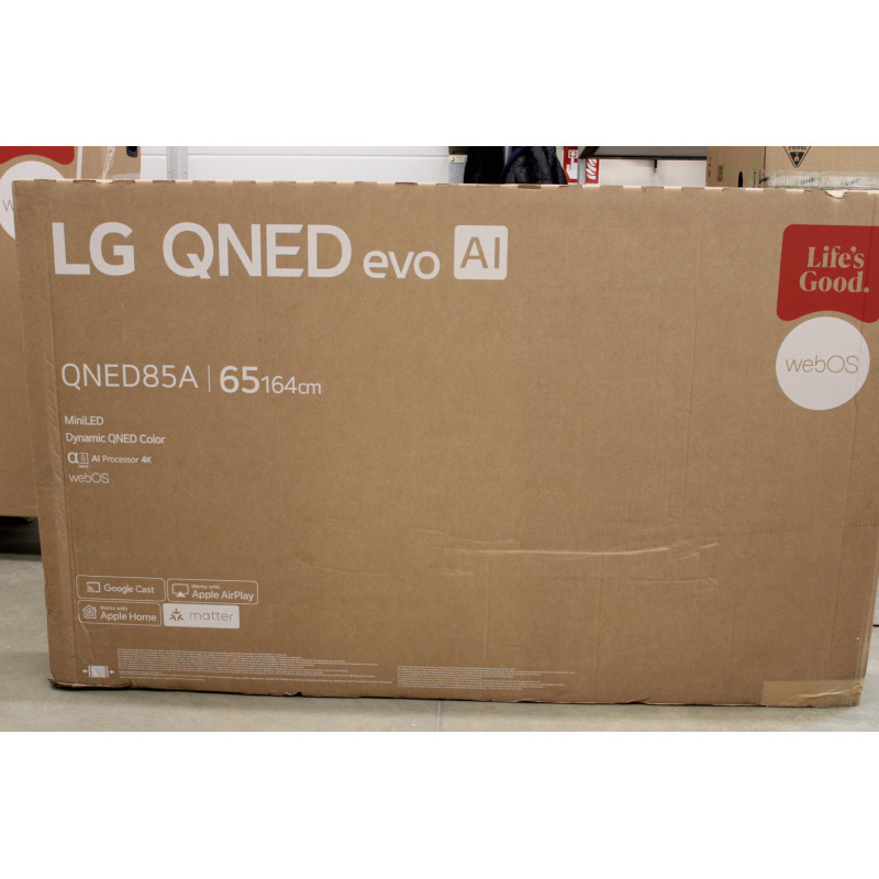 SALE OUT. LG 65QNED85A3C 65" (165 cm) 4K Smart TV | SALE OUT. LG 4K QNED MiniLED TV | 65QNED85A3C | 65 | Smart TV | webOS 25 | 4