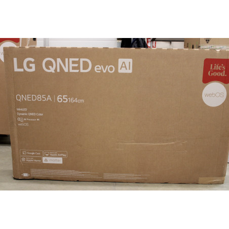 SALE OUT. LG 65QNED85A3C 65" (165 cm) 4K Smart TV | SALE OUT. LG 4K QNED MiniLED TV | 65QNED85A3C | 65 | Smart TV | webOS 25 | 4