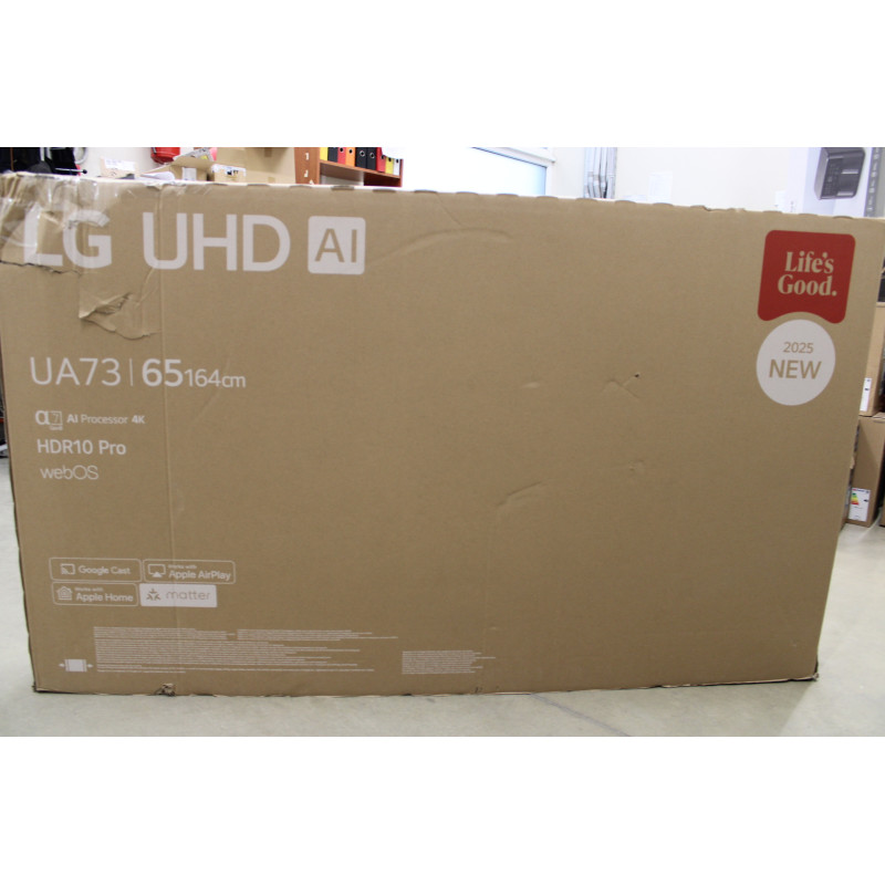 SALE OUT. LG 65UA73003LA 65" (165 cm) LED LCD TV | SALE OUT. LG 65UA73003LA | 65 | Smart TV | webOS 25 | UHD | DAMAGED PACKAGING