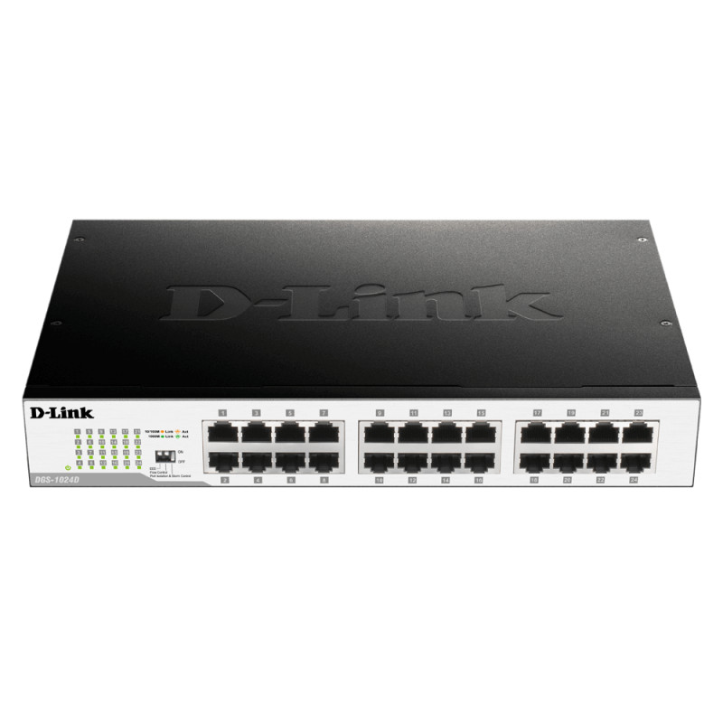 D-Link | Switch | DGS-1024D | Unmanaged | Desktop | Gigabit Ethernet (copper) ports quantity 24 | Power supply type Internal