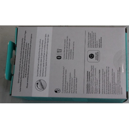 SALE OUT. Logitech Signature | Mouse | M650 L LEFT | Optical | Wireless | Bluetooth | 2.4 GHz | 4000 dpi | Left-handed | Black |