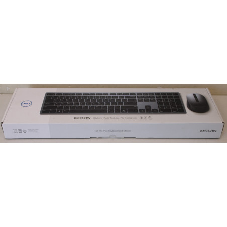 SALE OUT. | Dell | Premier Multi-Device Keyboard and Mouse | KM7321W | Keyboard and Mouse Set | Wireless | Batteries included | 