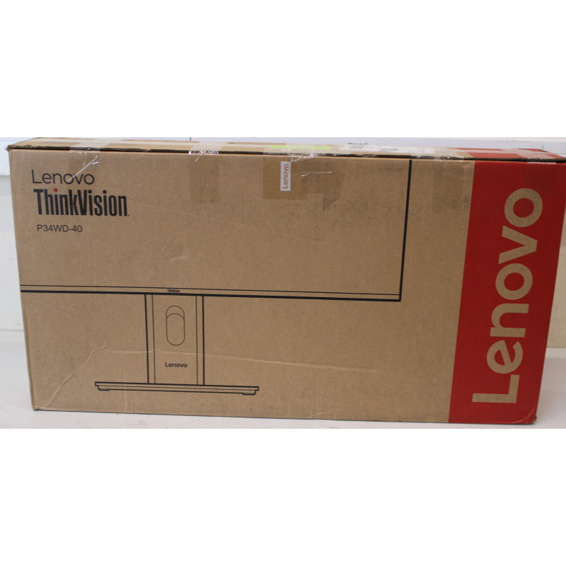 Lenovo SALE OUT. ThinkVision | P34WD-40 | 34 " | IPS | 21:9 | 120 Hz | 4 ms | 3440x1440 pixels | 350 cd/m | HDMI ports quantity 