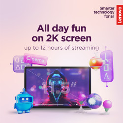 Lenovo Tab Plus Wi-Fi (w/o power adapter) | ZADX0091SE | 11.5 " | Luna Grey | IPS | 2000 x 1200 pixels | MediaTek | MediaTek Hel