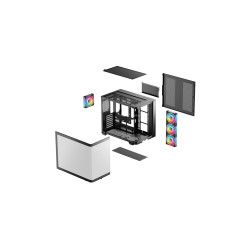 Deepcool Case | CG530U 4F | Black | Midi Tower