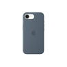 Apple iPhone 17e Silicone Case with MagSafe Anchor Blue | Apple