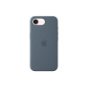 Apple iPhone 17e Silicone Case with MagSafe Anchor Blue | Apple
