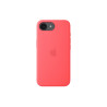 Apple iPhone 17e Silicone Case with MagSafe Bright Guava | Apple